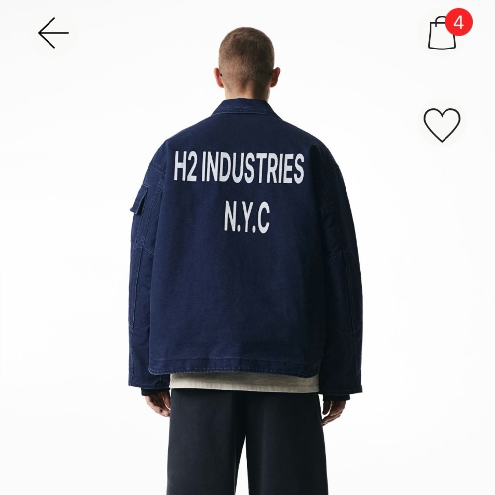HERON PRESTON H2 denim jacket for H&M